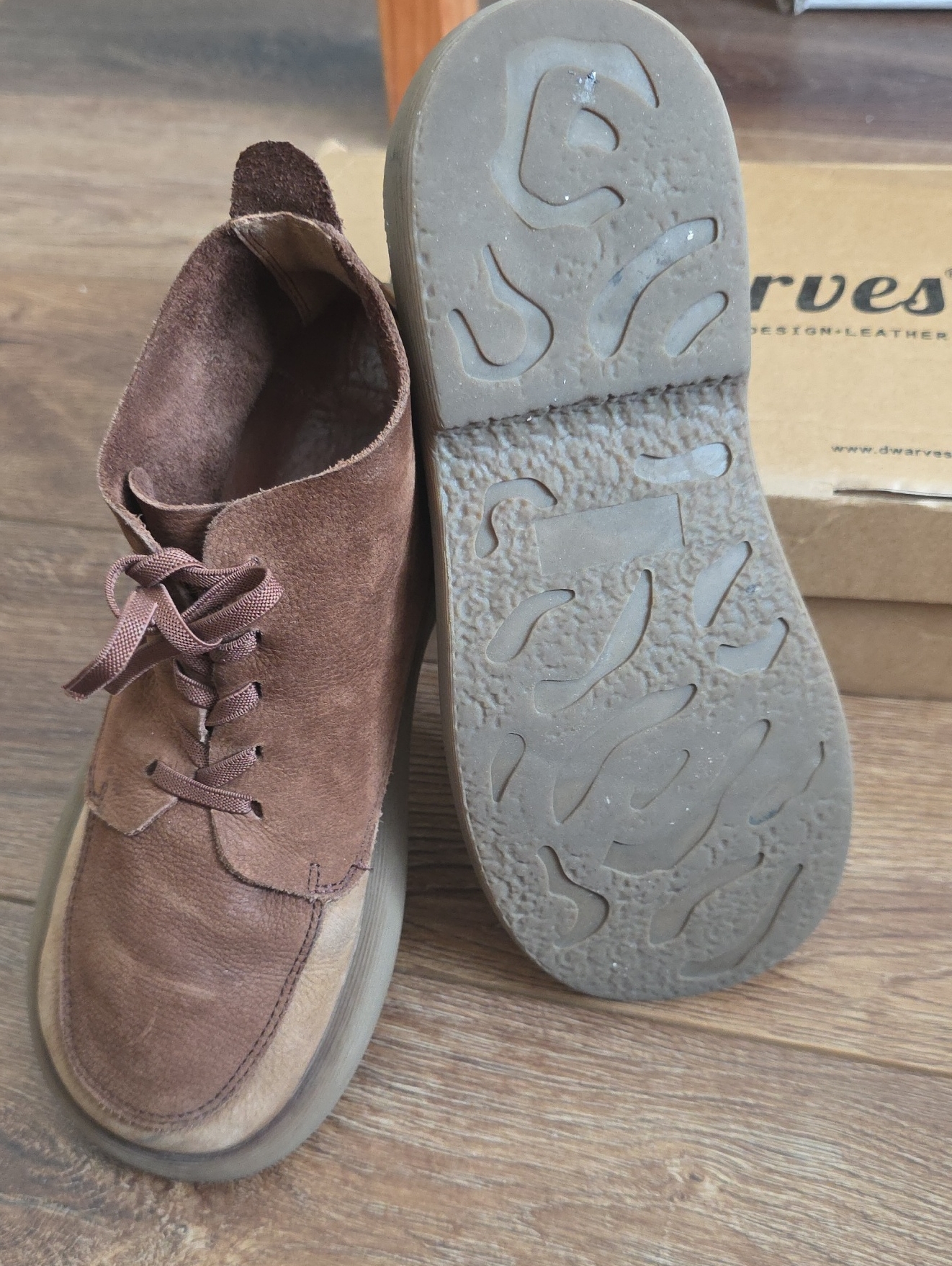Women's Brown Suede Chukka Boots - Casual Lace-Up — image 4 of 4